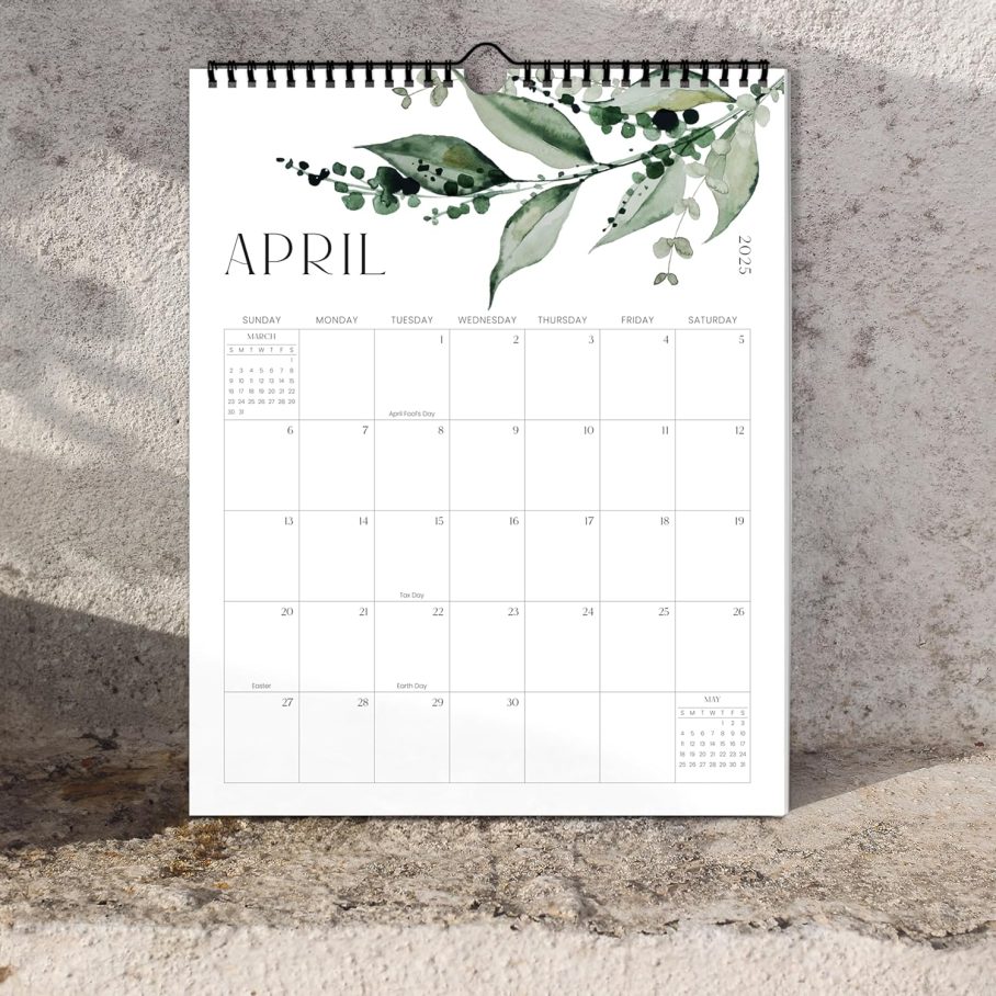Aesthetic 2025-2026 Wall Calendar - Runs from January 2025 Until July 2026 - The Perfect Modern Greenery Calendar Planner for Easy Organizing - Image 6
